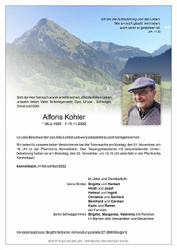 Alfons Kohler